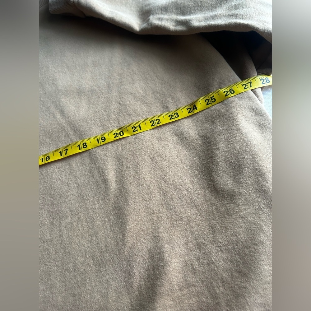 ASOS Mens Cotton Sweatshirt Tan Khaki Sweater Crew Neck Relaxed Casual Fit XL - Picture 7 of 12